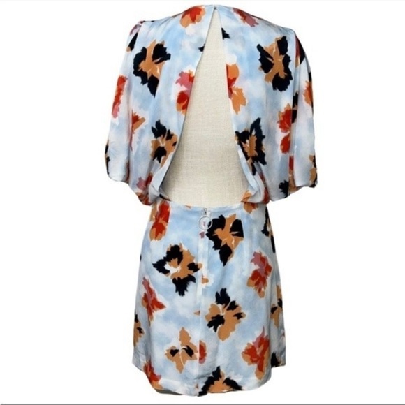 Opening Ceremony Bursting Diamond Silk Open Back Dress - Picture 2 of 15